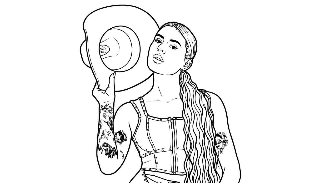 Desenho de Ana Castela Desenho Colorir Imprimir 21