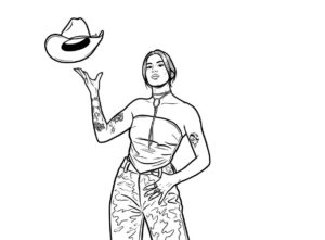 Desenho de Ana Castela Desenho Colorir Imprimir 22