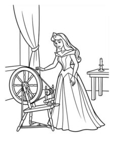 Desenho de Aurora Bela Adormecida Desenho Colorir Imprimir 21