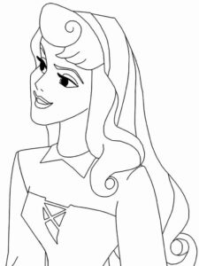 Desenho de Aurora Bela Adormecida Desenho Colorir Imprimir 28