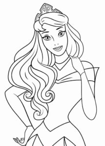 Desenho de Aurora Bela Adormecida Desenho Colorir Imprimir 33