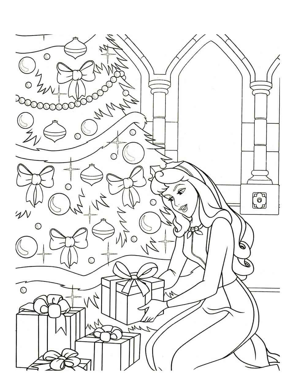 Desenho de Aurora Bela Adormecida Desenho Colorir Imprimir 34