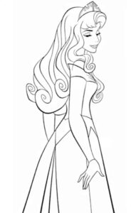 Desenho de Aurora Bela Adormecida Desenho Colorir Imprimir 37