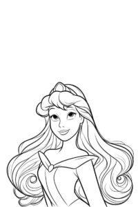 Desenho de Aurora Bela Adormecida Desenho Colorir Imprimir 39