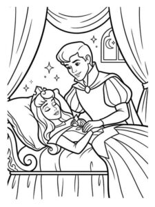 Desenho de Aurora Bela Adormecida Desenho Colorir Imprimir 41