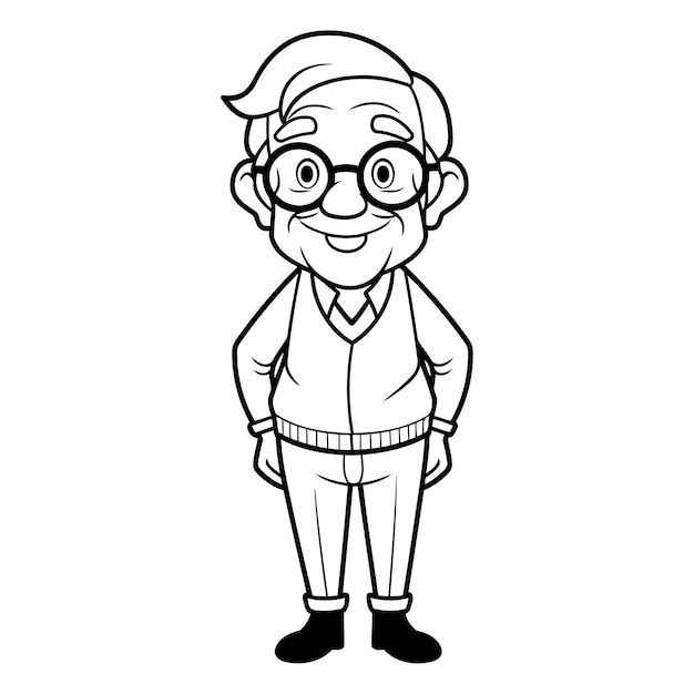 Desenho de Avos Desenho Colorir Imprimir 03