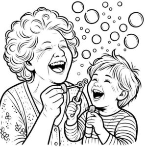 Desenho de Avos Desenho Colorir Imprimir 07