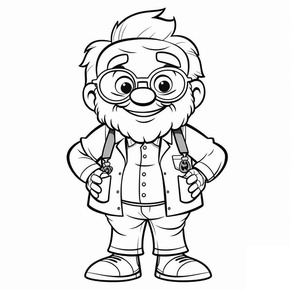 Desenho de Avos Desenho Colorir Imprimir 08