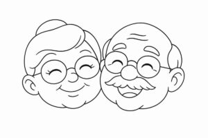 Desenho de Avos Desenho Colorir Imprimir 09