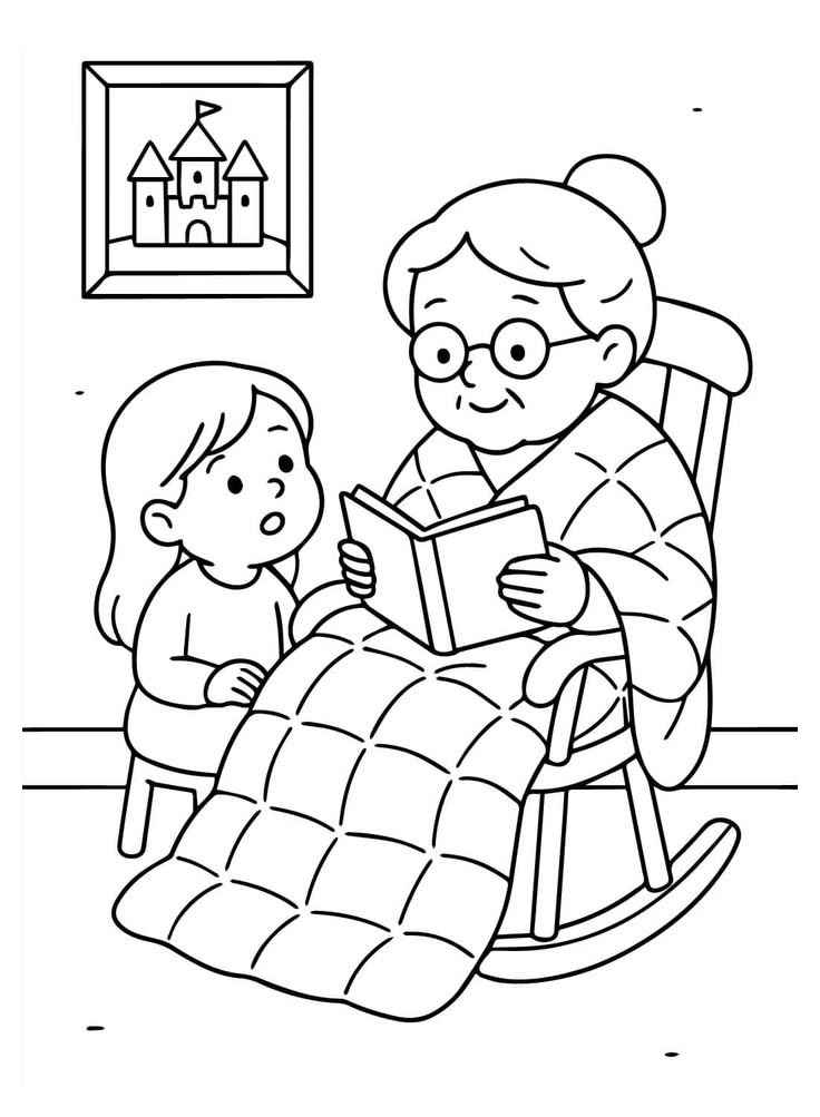 Desenho de Avos Desenho Colorir Imprimir 21