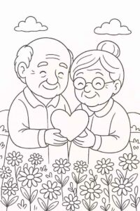 Desenho de Avos Desenho Colorir Imprimir 22