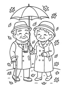 Desenho de Avos Desenho Colorir Imprimir 33