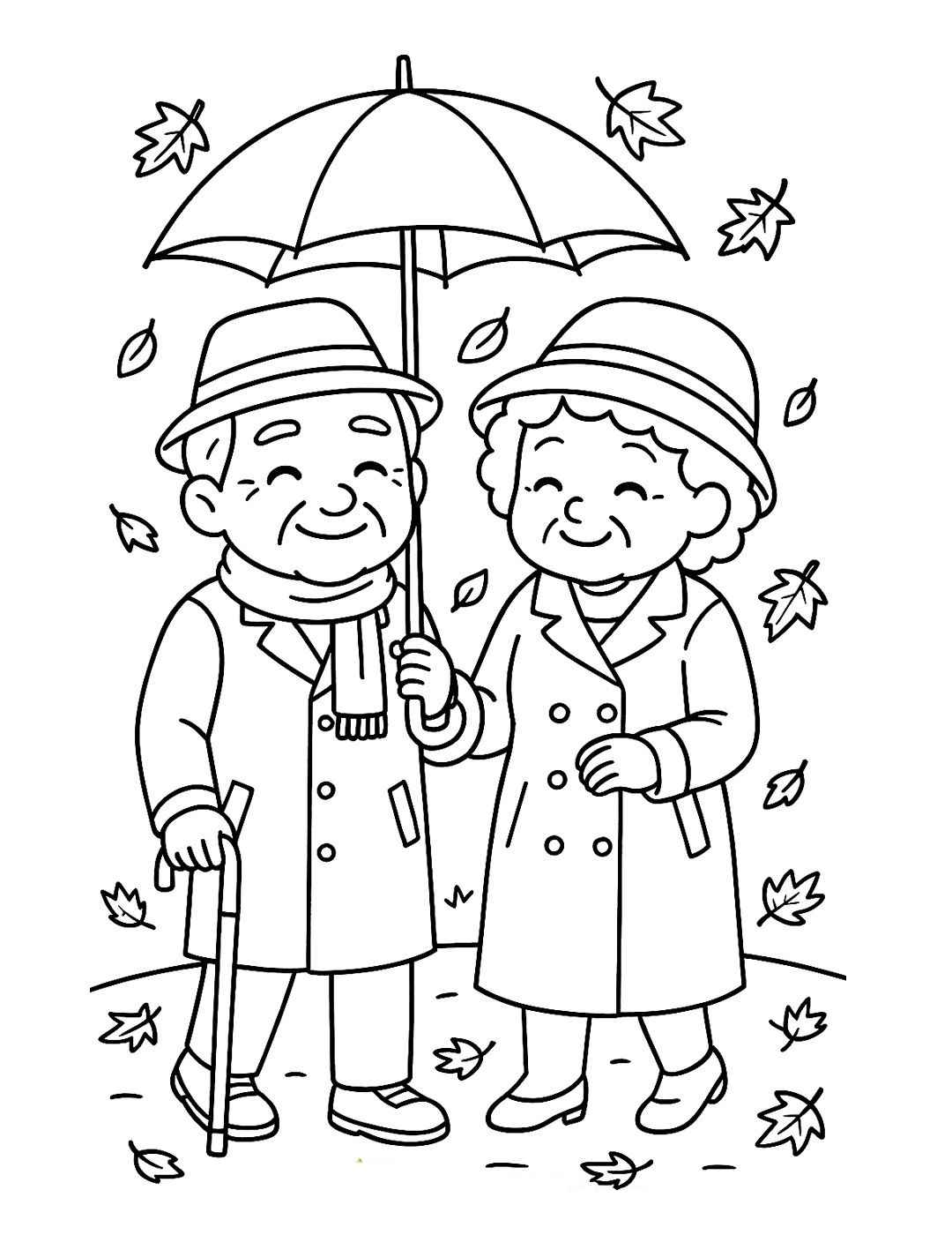 Desenho de Avos Desenho Colorir Imprimir 33