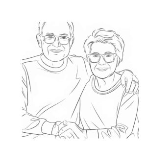 Desenho de Avos Desenho Colorir Imprimir 38