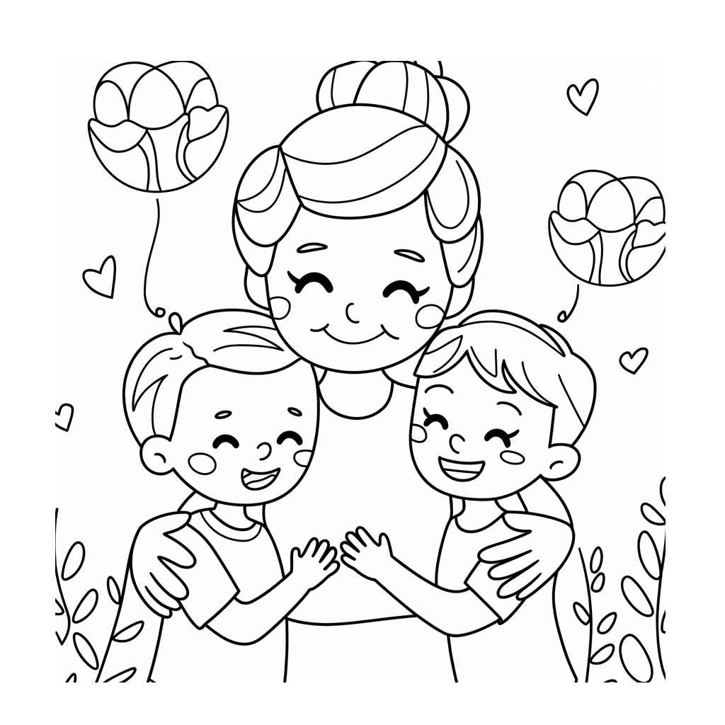 Desenho de Avos Desenho Colorir Imprimir 40