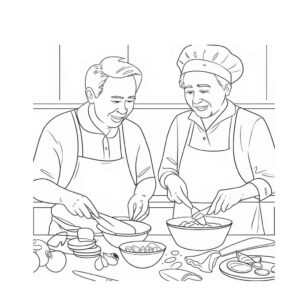 Desenho de Avos Desenho Colorir Imprimir 41