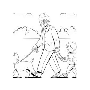 Desenho de Avos Desenho Colorir Imprimir 44