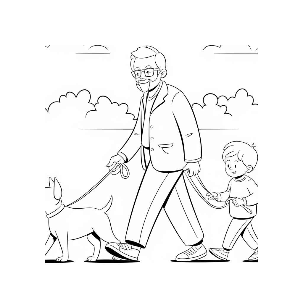 Desenho de Avos Desenho Colorir Imprimir 44