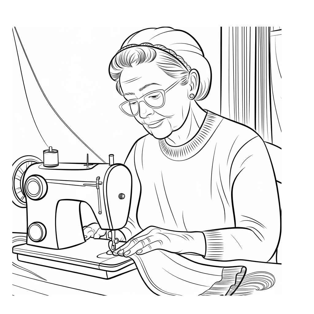 Desenho de Avos Desenho Colorir Imprimir 45