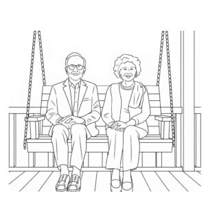 Desenho de Avos Desenho Colorir Imprimir 46