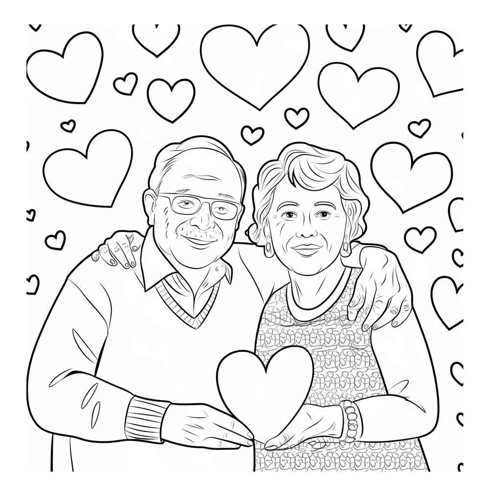 Desenho de Avos Desenho Colorir Imprimir 53