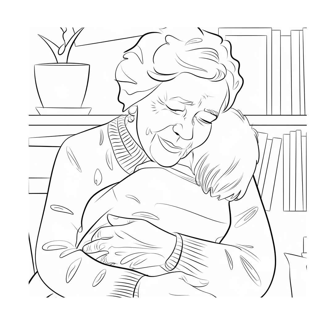 Desenho de Avos Desenho Colorir Imprimir 58