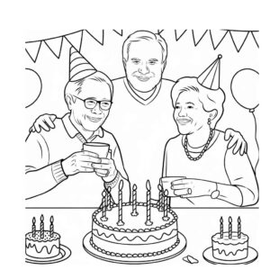 Desenho de Avos Desenho Colorir Imprimir 59