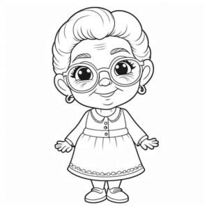 Desenho de Avos Desenho Colorir Imprimir 69