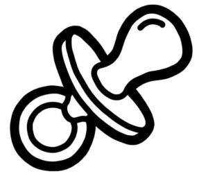 Desenho de Chupeta Desenho Colorir Imprimir 09