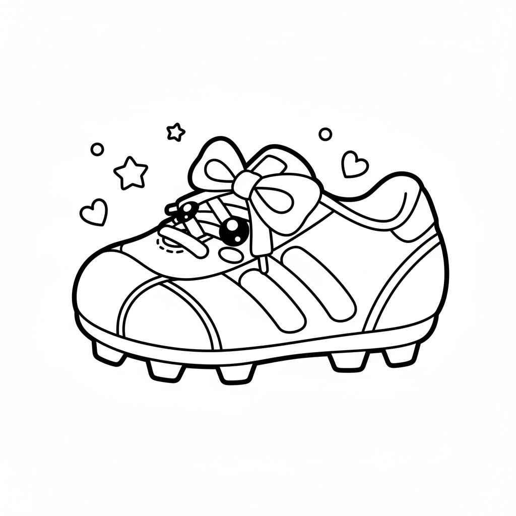 Desenho de Chuteira Desenho Colorir Imprimir 12