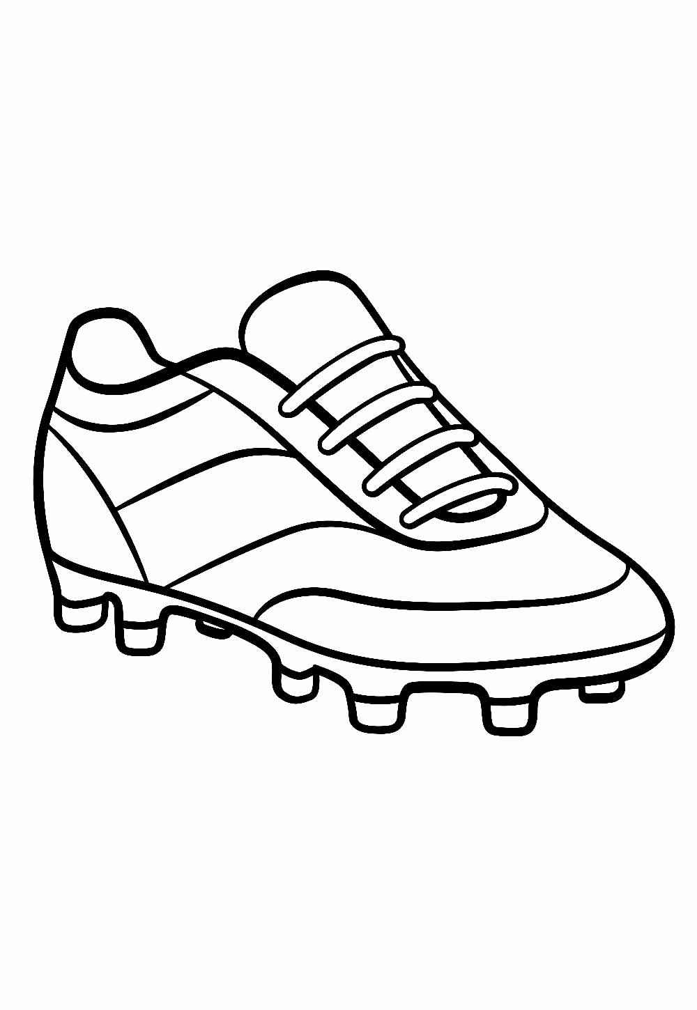 Desenho de Chuteira Desenho Colorir Imprimir 16