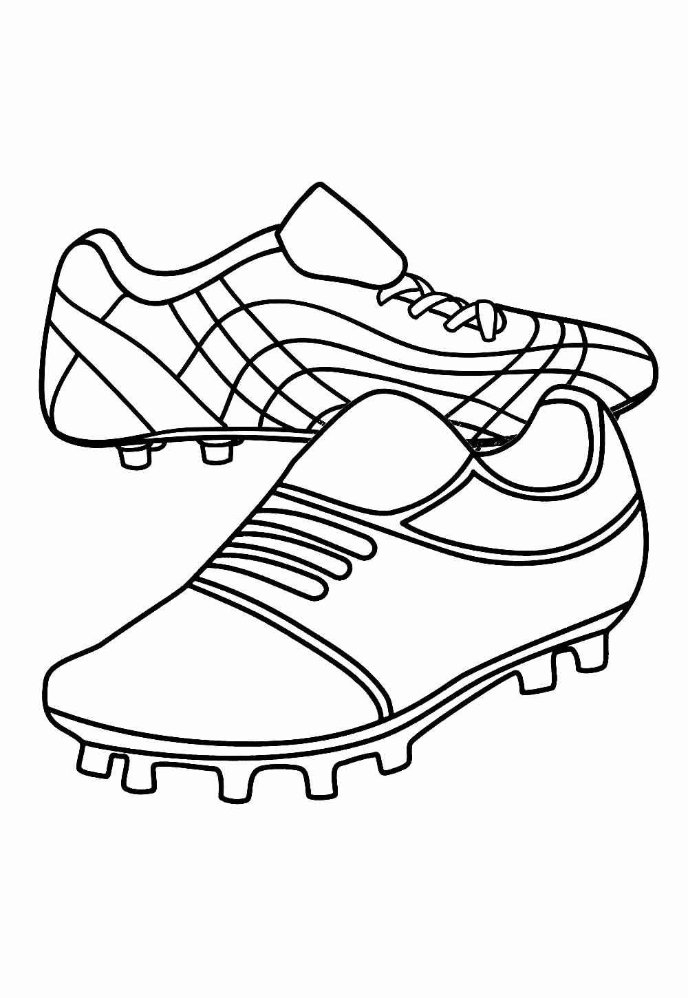 Desenho de Chuteira Desenho Colorir Imprimir 17