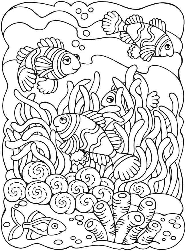 Desenho de Fundo Do Mar Desenho Colorir Imprimir 08