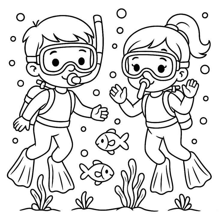 Desenho de Fundo Do Mar Desenho Colorir Imprimir 12