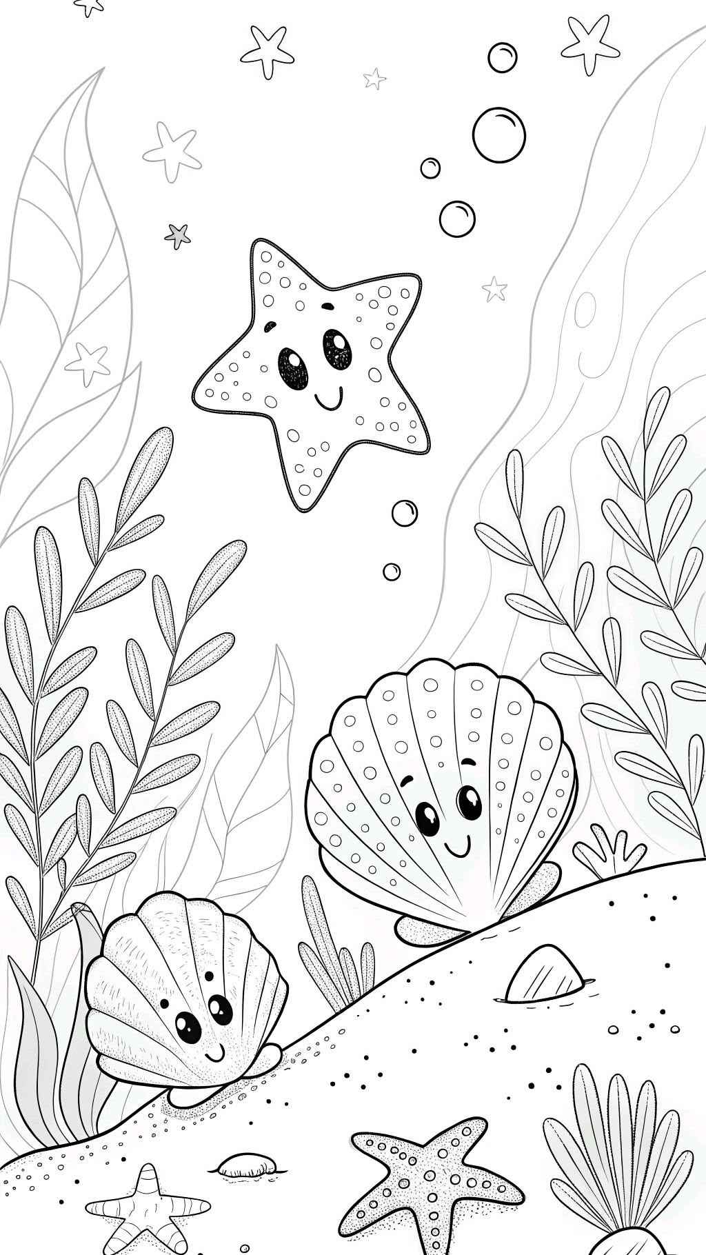Desenho de Fundo Do Mar Desenho Colorir Imprimir 22
