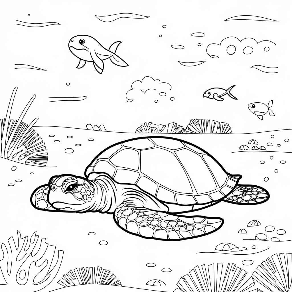 Desenho de Fundo Do Mar Desenho Colorir Imprimir 30