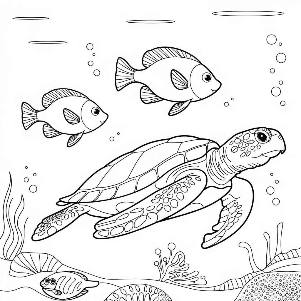 Desenho de Fundo Do Mar Desenho Colorir Imprimir 44