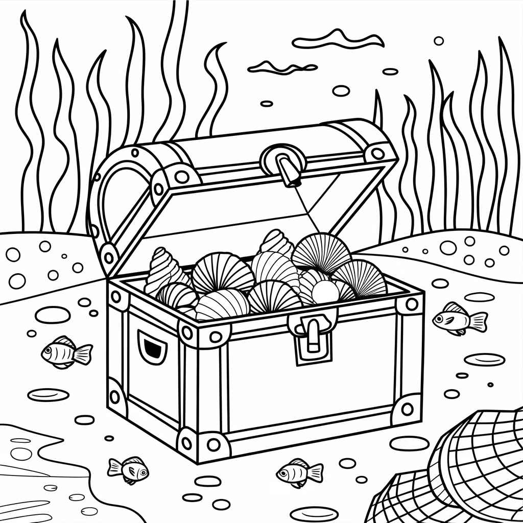 Desenho de Fundo Do Mar Desenho Colorir Imprimir 48