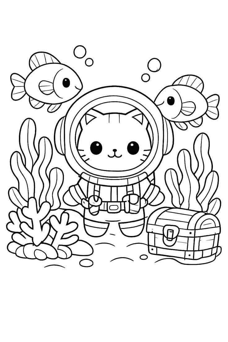 Desenho de Fundo Do Mar Desenho Colorir Imprimir 52