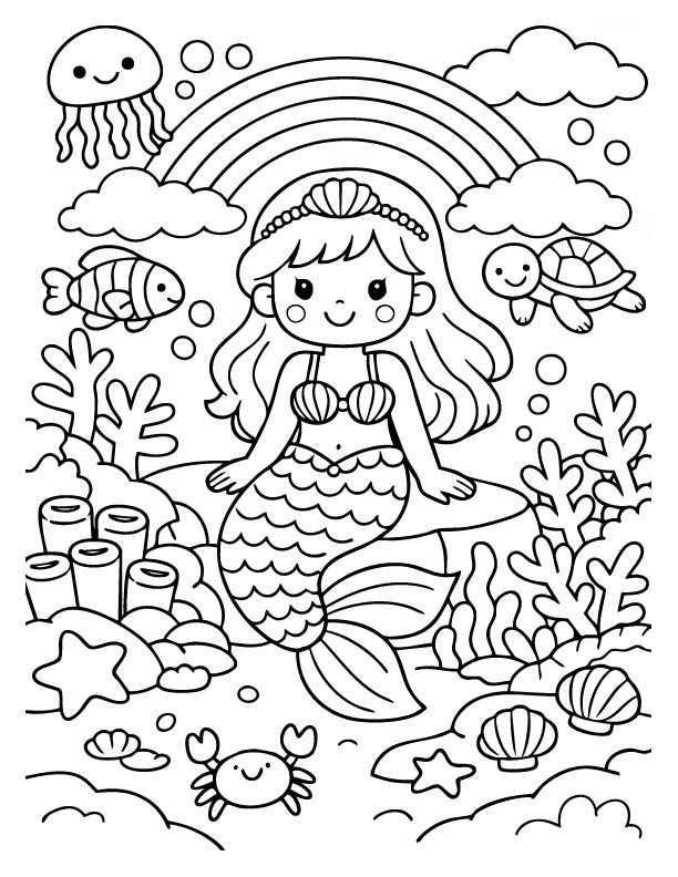 Desenho de Fundo Do Mar Desenho Colorir Imprimir 53