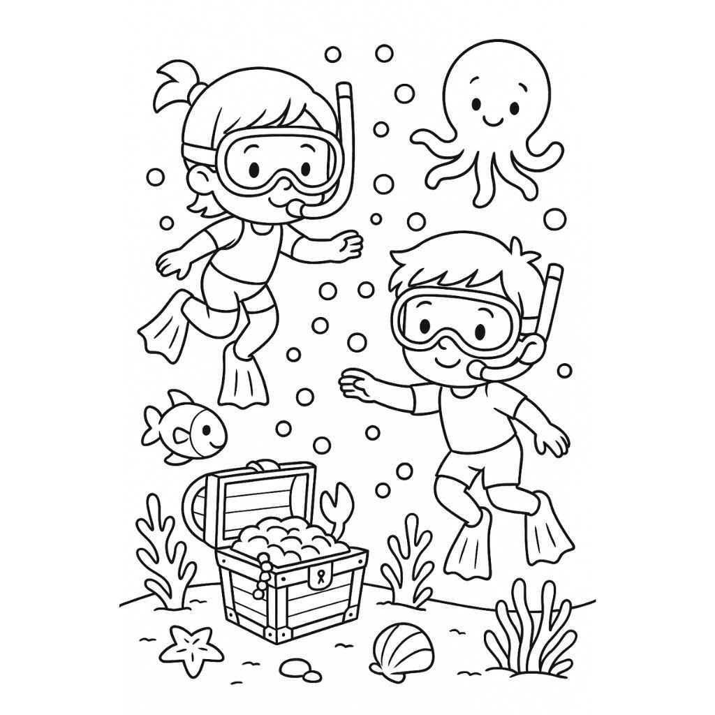 Desenho de Fundo Do Mar Desenho Colorir Imprimir 54