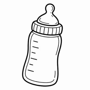 Desenho de Mamadeira Desenho Colorir Imprimir 02 (2)