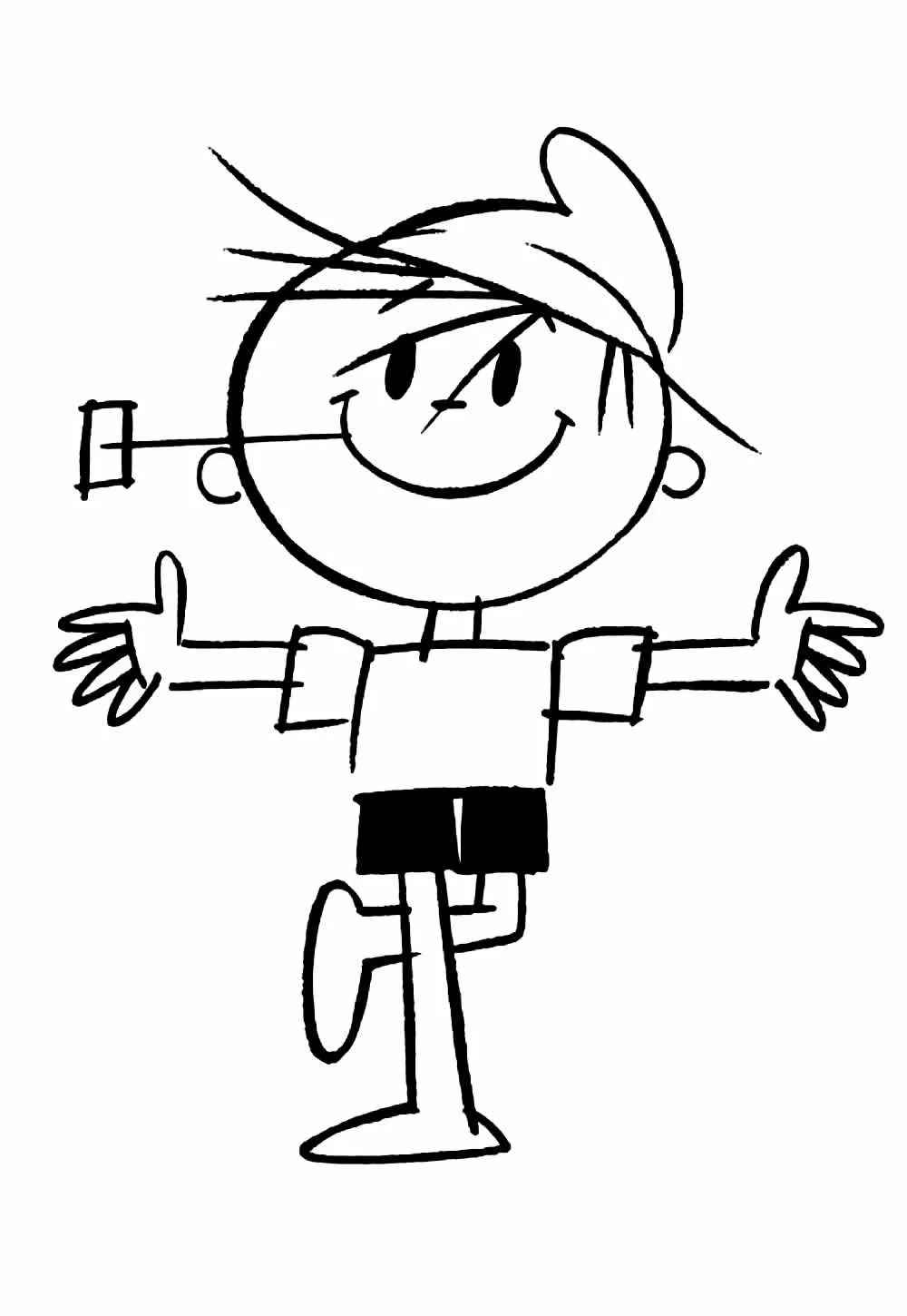 Desenho de Menino Maluquinho Desenho Colorir Imprimir 10