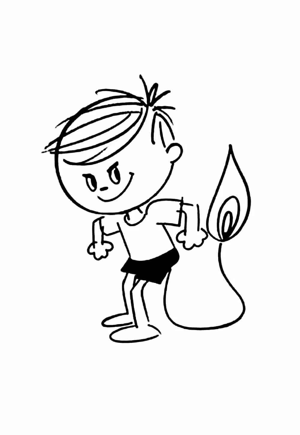 Desenho de Menino Maluquinho Desenho Colorir Imprimir 12