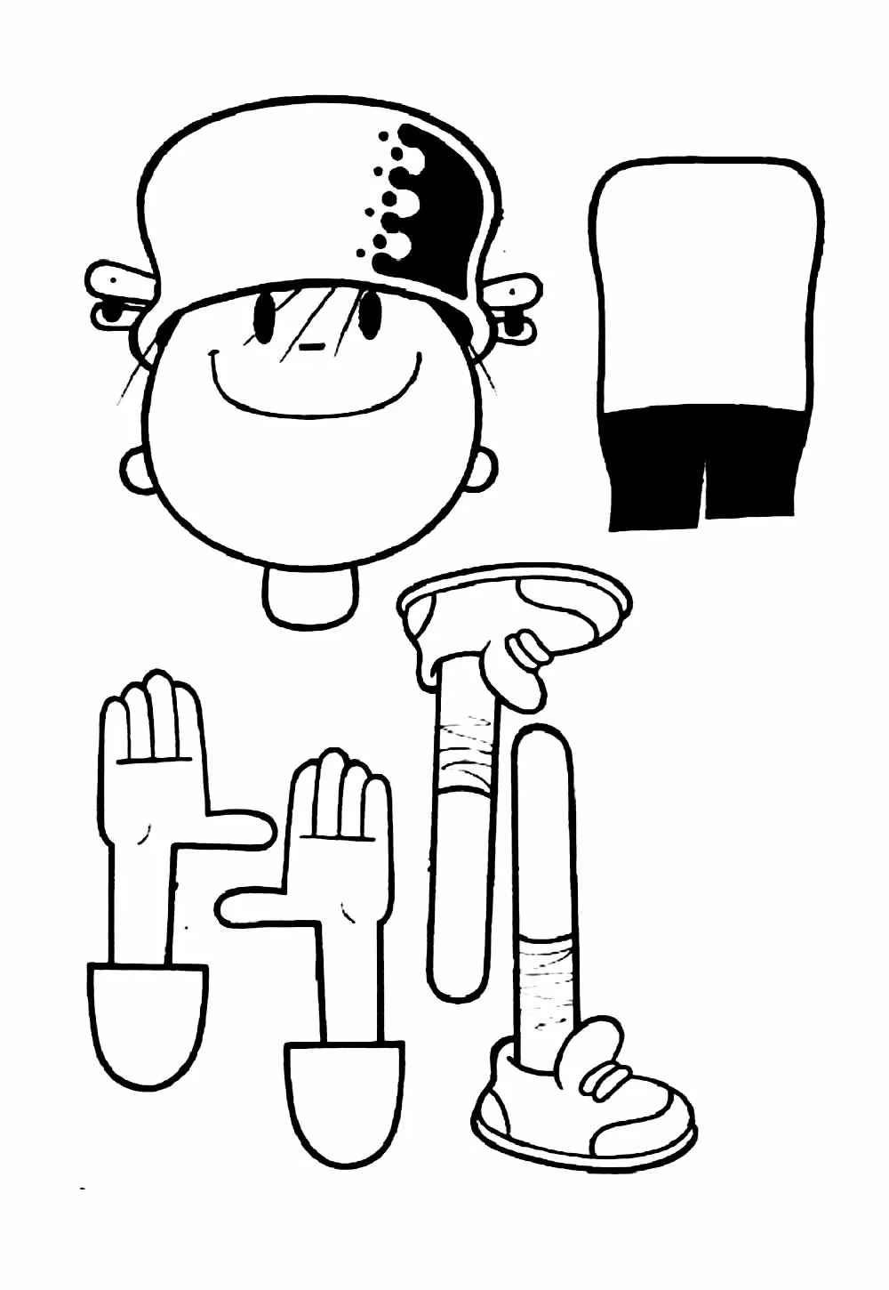 Desenho de Menino Maluquinho Desenho Colorir Imprimir 13