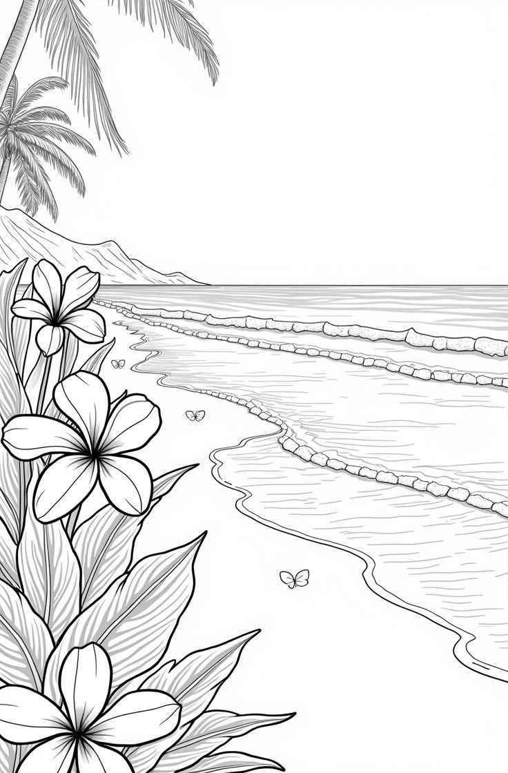 Desenho de Natureza Desenho Colorir Imprimir 03 (2)