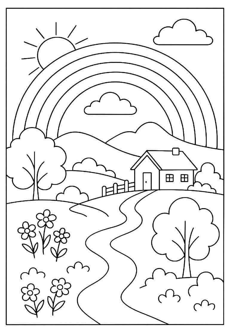 Desenho de Natureza Desenho Colorir Imprimir 07 (2)