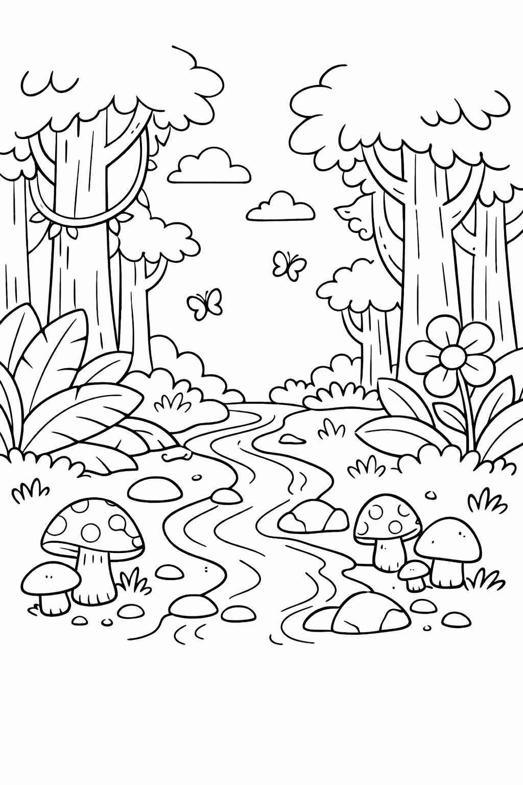 Desenho de Natureza Desenho Colorir Imprimir 08 (2)