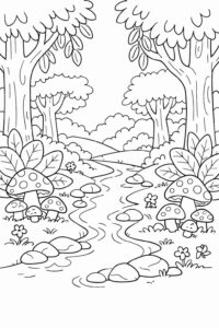 Desenho de Natureza Desenho Colorir Imprimir 09 (2)