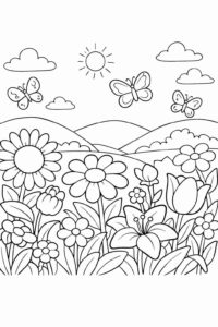 Desenho de Natureza Desenho Colorir Imprimir 11 (2)